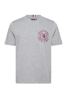 Tommy Hilfiger Icon Crest Tee Grå