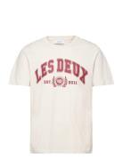 Les Deux University T-Shirt Kräm