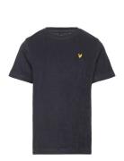 Lyle & Scott Towelling T-Shirt Marinblå