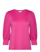 Fqblond-Bl-Balloon Tops Blouses Long-sleeved Pink FREE/QUENT