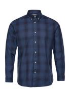 Slhslimtheo Shirt Ls Tops Shirts Casual Navy Selected Homme