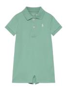 Ralph Lauren Baby Soft Cotton Polo Shortall Grön