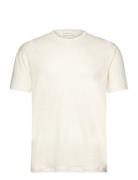 GANT Linen Ss T-Shirt Kräm