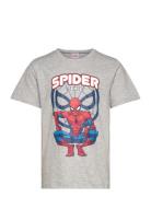 Tshirt Tops T-shirts Short-sleeved Grey Spider-man