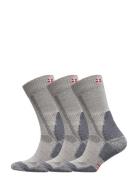 Hiking Classic Socks 3-Pack Sport Socks Regular Socks Grey Danish Endu...