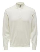 Onswyler Life Reg 14 Half Zip Knit Noos Tops Knitwear Half Zip Jumpers...