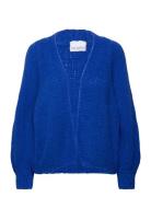 Fora Knit Cardigan Tops Knitwear Cardigans Blue Noella