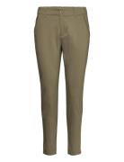 Cualpha Pants Bottoms Trousers Slim Fit Trousers Khaki Green Culture