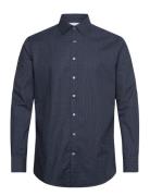 Selected Homme Slhslimdetail Shirt Ls Classic Noos Marinblå