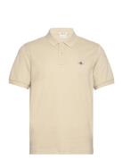 GANT Reg Shield Ss Pique Polo Beige