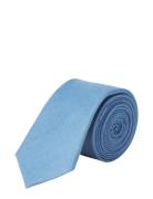 Jacoliver Linen Tie Slips Blue Jack & J S