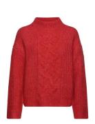 Mschchastine Peggy M Pullover Tops Knitwear Jumpers Red MSCH Copenhage...