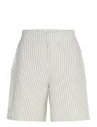 Selected Femme Slfvittoria Hw Wide Striped Shorts B Multi/patterned