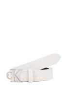 Calvin Klein Faceted Round Buckle Belt 2.0 Svart