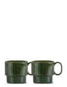 Sagaform Coffee & More Tea Mug, 2-Pcs Grön