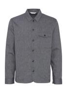 Casual Friday Cfaugusto 0066 Linen Mix Overshirt Marinblå