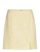 Annali Bouchle Skirt Kort Kjol Yellow A-View