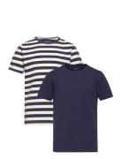 Minymo Basic 32 -T-Shirt Ss Marinblå