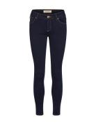 MOS MOSH Victoria 7/8 Silk Touch Jeans Blå