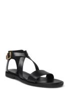 ANGULUS Sandals - Flat - Open Toe - Op Svart