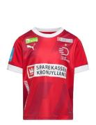 PUMA Dansk Håndbold Home Jersey Jr Röd