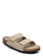 Selected Homme Slhbastian Suede Strap Slider B Beige