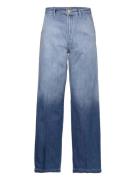 Coster Copenhagen Jeans With Wide Legs And Press Fold - Petra Fit Blå