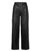 Tjw Daisy Lr Baggy Pleather Pant Bottoms Trousers Leather Leggings-Byx...