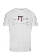 GANT Reg Archive Shield Ss T-Shirt Vit