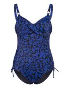 Fantasie Hope Bay Uw Twist Front Swimsuit With Adjustable Leg Blå