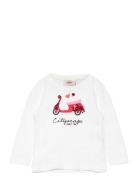 Kids Only Kmgkita Reg L/S Heart Slit Top Box Vit