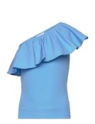Rebecca Tops T-shirts Sleeveless Blue Molo