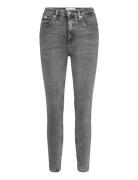 Calvin Klein Jeans High Rise Super Skinny Ankle Grå