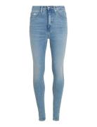 Calvin Klein Jeans High Rise Skinny Blå