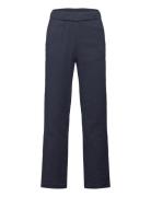 Lindex Trousers Double Weave Marinblå