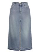 99 Maxi Skirt Lula Lång Kjol Blue ABRAND