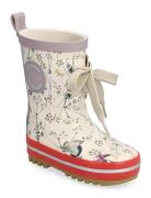 Mikk-line Printed Wellies W. Lace Multi/patterned