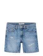 Name It Nkmsilas Loose Dnm L Shorts 7998-Be Noos Blå