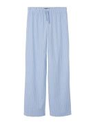 LMTD Nlffouipe Poplin Straight Pant Blå