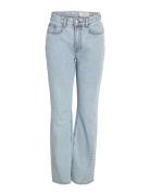 NOISY MAY Nmkemma Hw Straight Jeans Az385Lb Fwd Blå