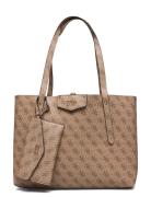 Eco Brenton Tote Shopper Väska Brown GUESS