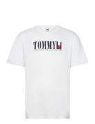 Tommy Jeans Tjm Reg Tommy Dna Flag Tee Ext Vit