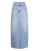 Tommy Jeans Claire Hgh Maxi Skirt Ch7011 Blå