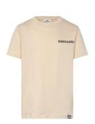 Mads Nørgaard Printed Tee Thorlino Tee Beige