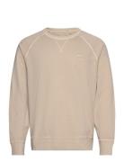 GANT Sunfaded C-Neck Sweat Beige