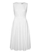 Sansa Dress Knälång Klänning White Minus