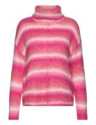 Fragnes Pu 1 Tops Knitwear Turtleneck Pink Fransa