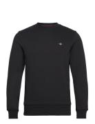 GANT Reg Shield C-Neck Sweat Svart