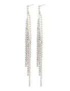 Pilgrim Adelaide Crystal Earrings Silver