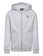 Lyle & Scott Zip Through Hoodie Grå